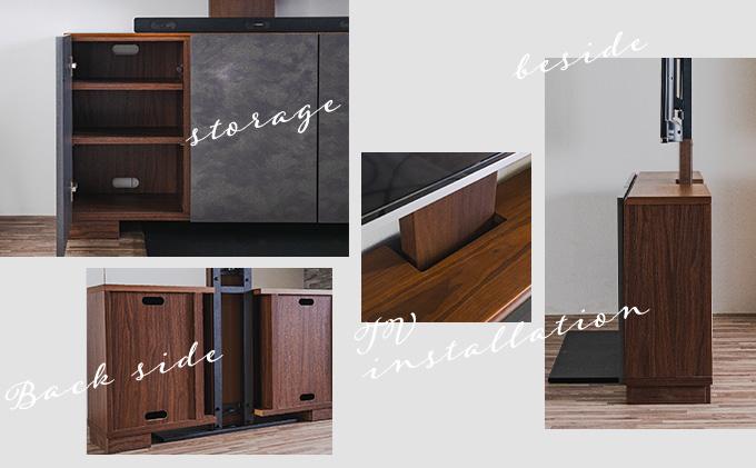 【開梱・設置】ウォールメイト120 ブラウン AX173-BR ブラウン