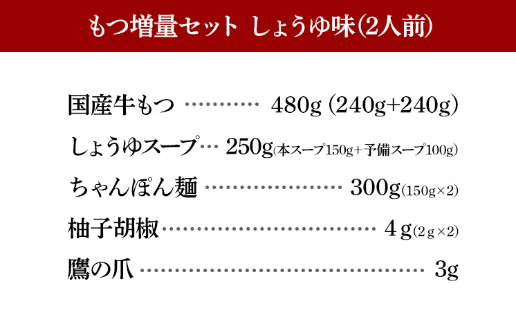 【もつ増量】博多もつ鍋おおやま しょうゆ味 2人前 博多 も