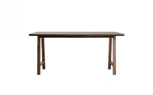 【開梱・設置】ダイニングテーブル　アンコール　Dテーブル150cm　丸面RN　ブラウン　AL107