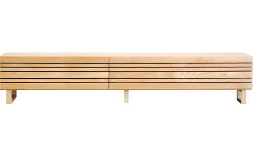 【開梱・設置】エルドラ　テレビボードL脚　210cm　ナチュラル　AL249