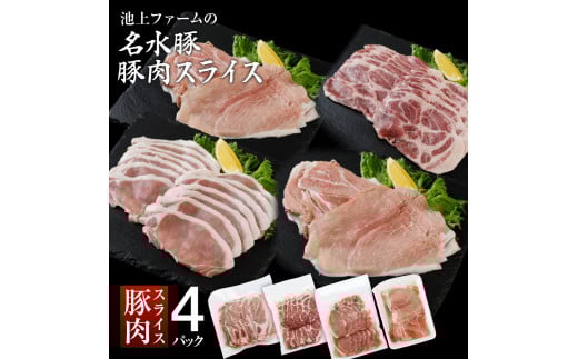 名水豚　豚肉スライス　（500ｇ×４袋）　AP09