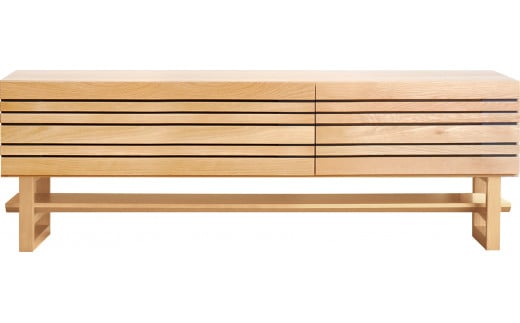 【開梱・設置】エルドラ　テレビボードH脚　150cm　ナチュラル　AL251