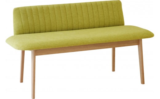 【開梱・設置】ダイニングベンチ　ミラージュセティ118cm　OC/AN-MS（ナチュラル/ミモザ）　AL287