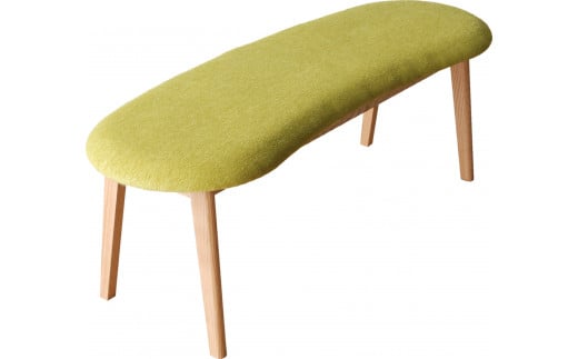 【開梱・設置】ダイニングベンチ　ミラージュベンチ　OC/AN-MS（ナチュラル/ミモザ）　AL285