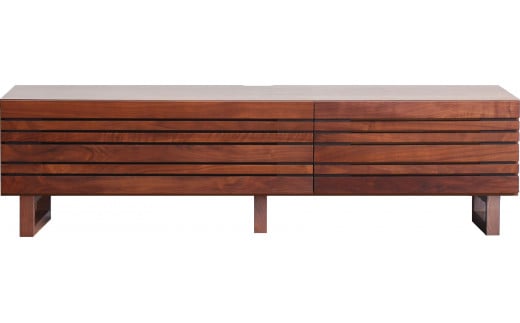 【開梱・設置】エルドラ　テレビボードL脚　150cm　ブラウン　AL246