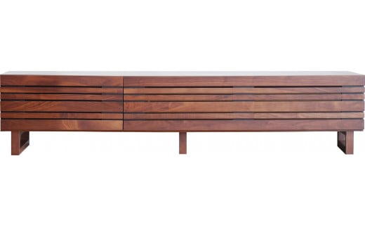 【開梱・設置】エルドラ　テレビボードL脚　180cm　ブラウン　AL248