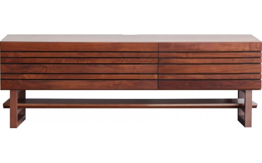 【開梱・設置】エルドラ　テレビボードH脚　150cm　ブラウン　AL252