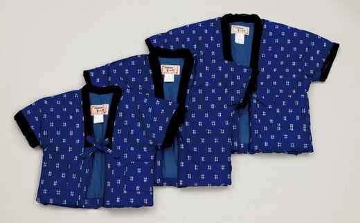 久留米はんてん子供奴　５才～６才用　（青）　BA005