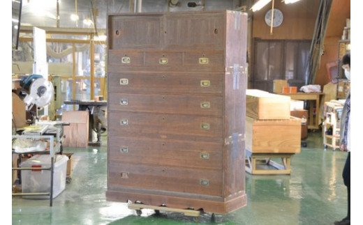 「桐箪笥再生（リフォーム） 幅120cm」　もったいない!その