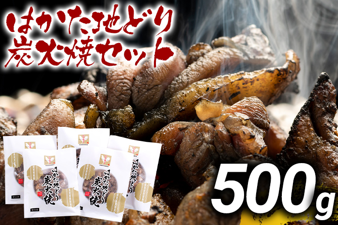 はかた地どり炭火焼セット500g（100g×5p） お取り寄せグルメ