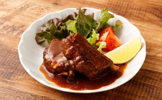 ほろりトロトロ絶品 骨付スペアリブの赤ワイン煮込み 約200g×3袋 計約600g 冷凍