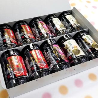有明海 味付海苔 詰合せ 10本セット 3種 味付のり 梅しそ風味 明太子風味