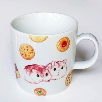 ハムスターの ペアマグカップ 9cm×12cm(250cc) 食器 マグカップ