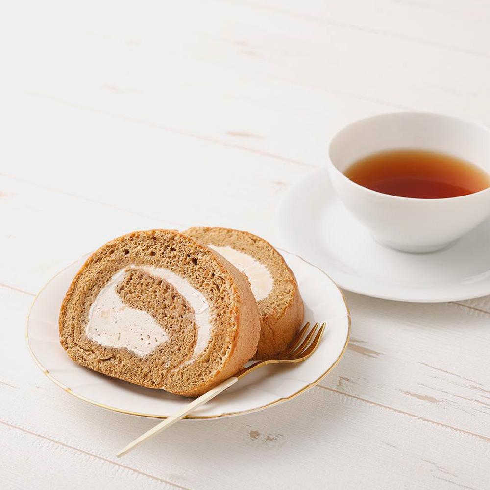 【6ヶ月定期便】ボヌール特製 オアシスカフェロール 1本 約440g ロールケーキ ケーキ スイーツ コーヒー 珈琲 洋菓子 お菓子 おやつ 冷凍