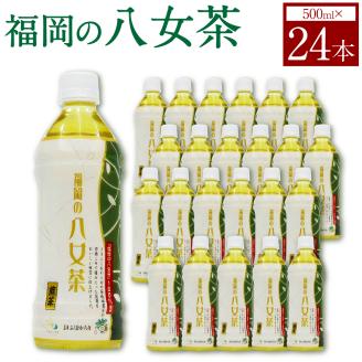 八女茶 煎茶 ペットボトル 500ml×24本 1箱 1ケース 茶 お茶 緑茶