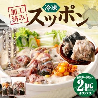加工済み スッポン 2匹 約850～900g×2匹 カット済み すっぽん 揚げ物 鍋 すっぽん鍋