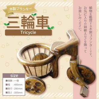 プランター三輪車 (着色・黒タイプ)
