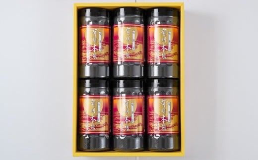 初摘み海苔使用 有明のり福岡県産 有明本張ギフト 8切24枚×6本 （合計144枚） ／ 海苔 のり ノリ 味付きのり 味付きノリ 味つきのり 味つきノリ 初摘み 海藻 食品 ギフト 贈り物 贈物 贈答 国産