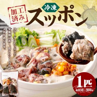  加工済み スッポン 1匹 約850～900g カット済み すっぽん 揚げ物 鍋 すっぽん鍋