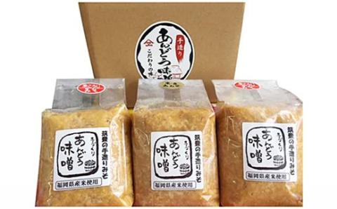 あんどうの本格生みそ　3kgセット A4【ADM004】