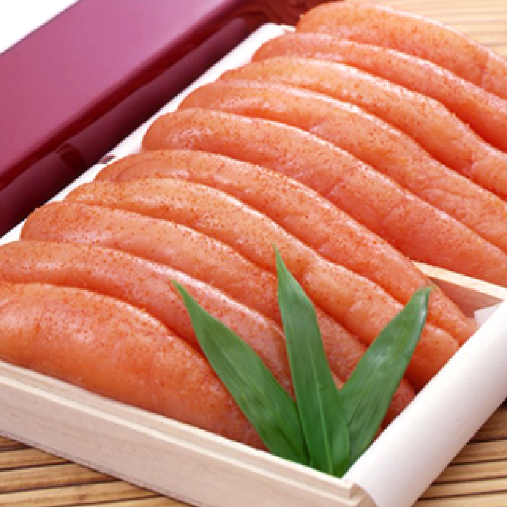 ワイン仕込 からし明太子（本漬無着色）５００ｇ　桐箱入り 2E2