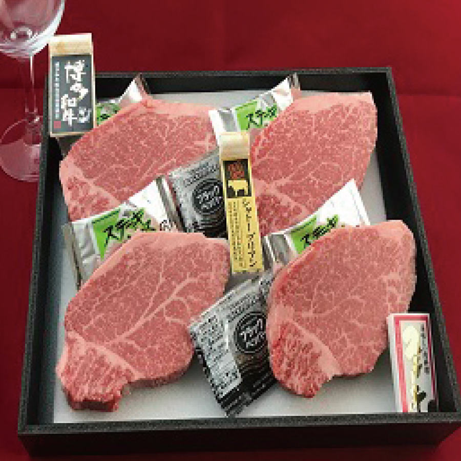 【極上博多和牛Ａ５等級】ヒレ×シャトーブリアンステーキ５２０ｇ 3NA7