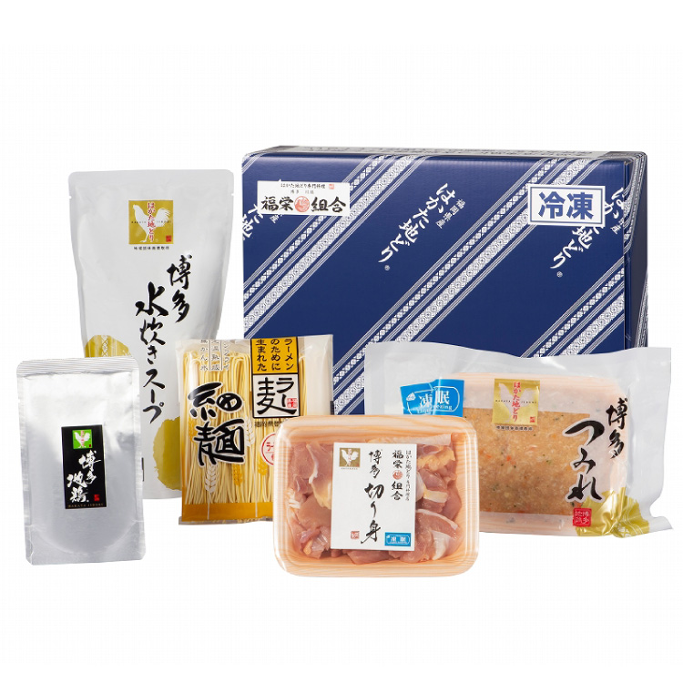 福岡限定！はかた地どり美人水炊き5種セット　2～3人前　Y44