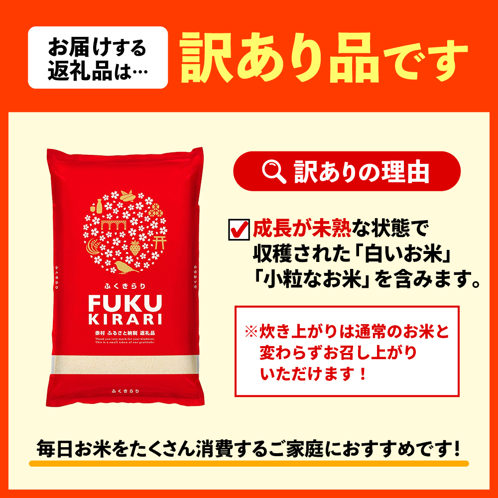3X5 訳あり 福岡県 ふくきらり 5kg (5kg×1袋)