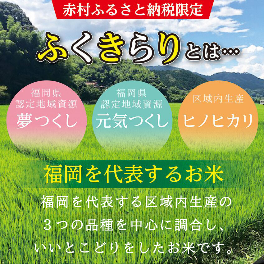 令和6年産【緊急支援品】【数量限定】 訳あり 福岡県 ふくきらり 5kg (5kg×1袋) 3X6