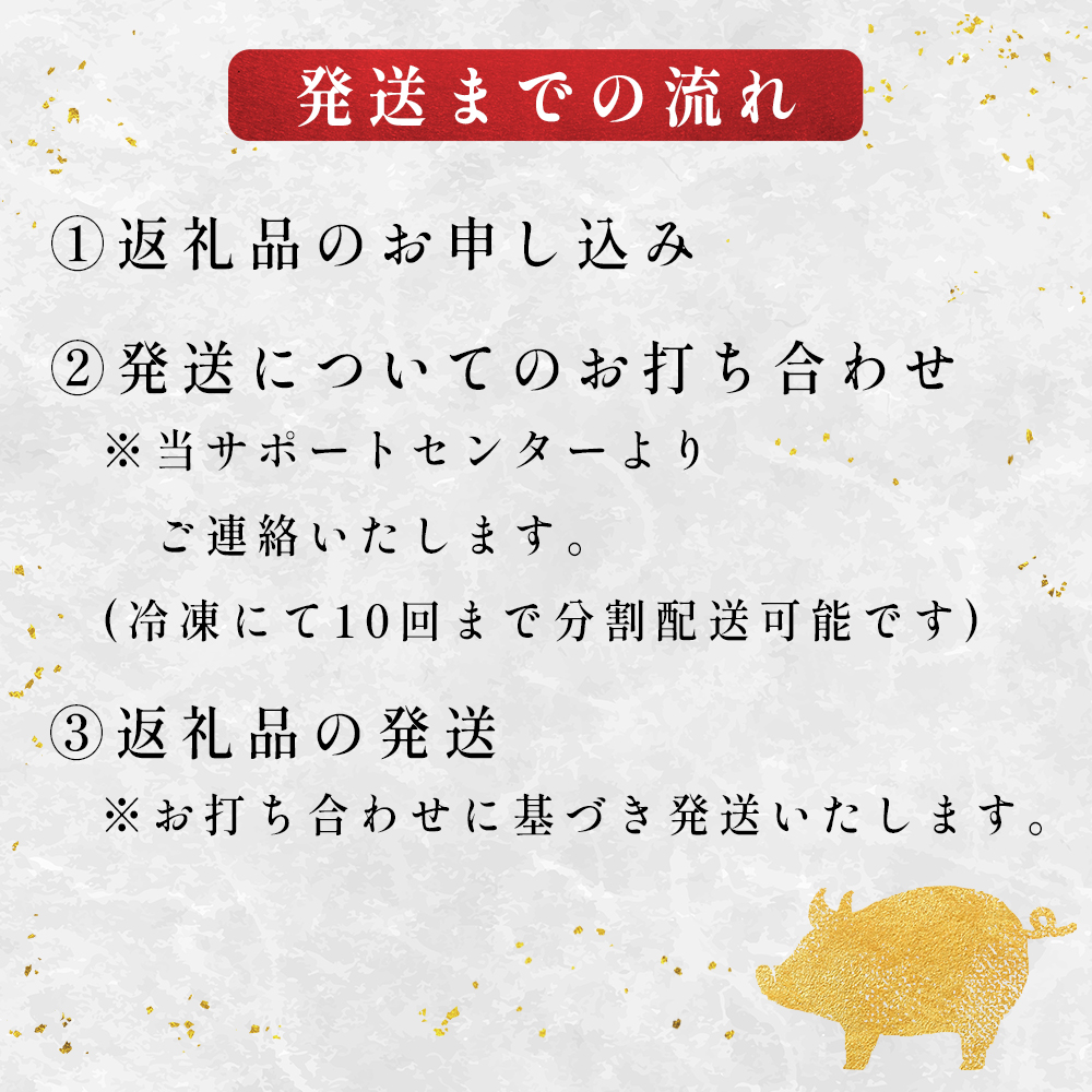 【事業者支援返礼品】赤村産養生豚丸ごと1頭分のお肉（総重量50kg以上） B25