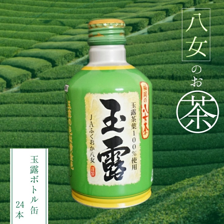 福岡の八女茶　玉露ボトル缶（２４缶） 2K2