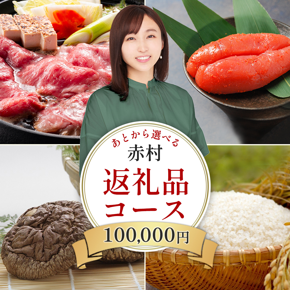 あとから選べる返礼品【１０万円コース】