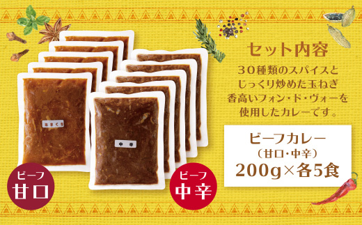 みろくのカレー10食（甘口5食・中辛5食）