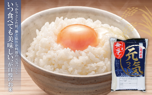 無洗米 福岡ブランド米３品種セット(各2kg)