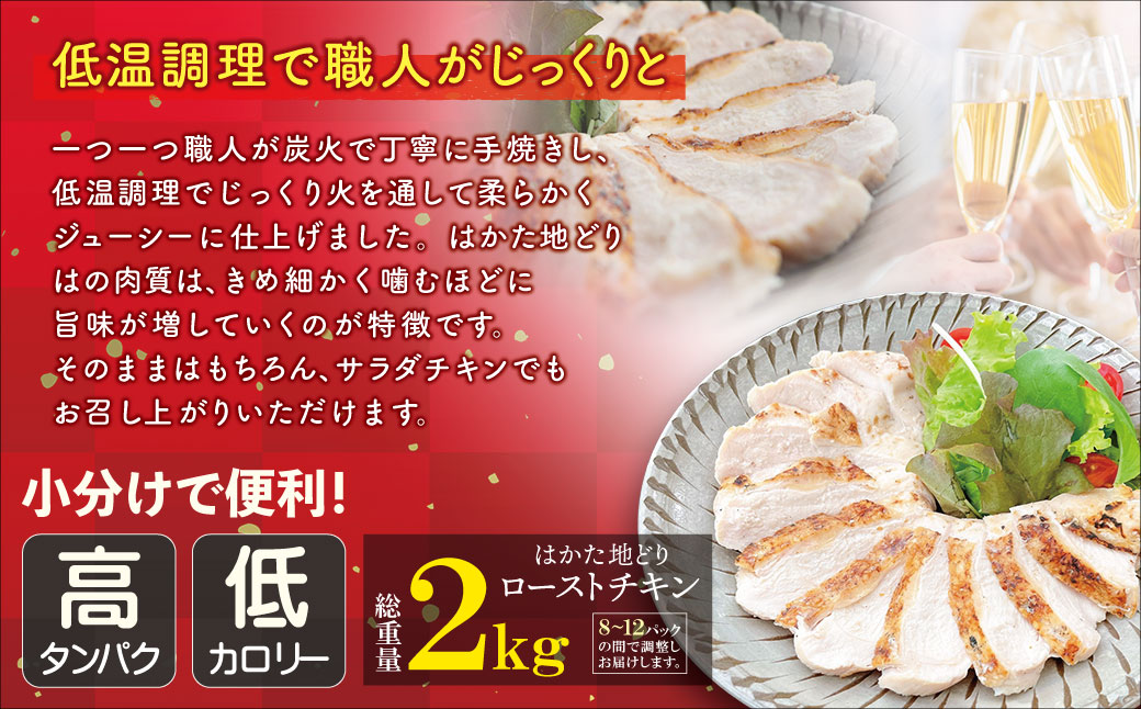 博多地どりローストチキン2kg・あまおうタルトセット