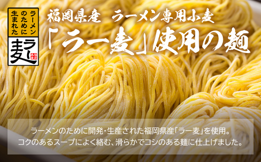 福岡県産ラー麦　博多生ラーメンとんこつ味