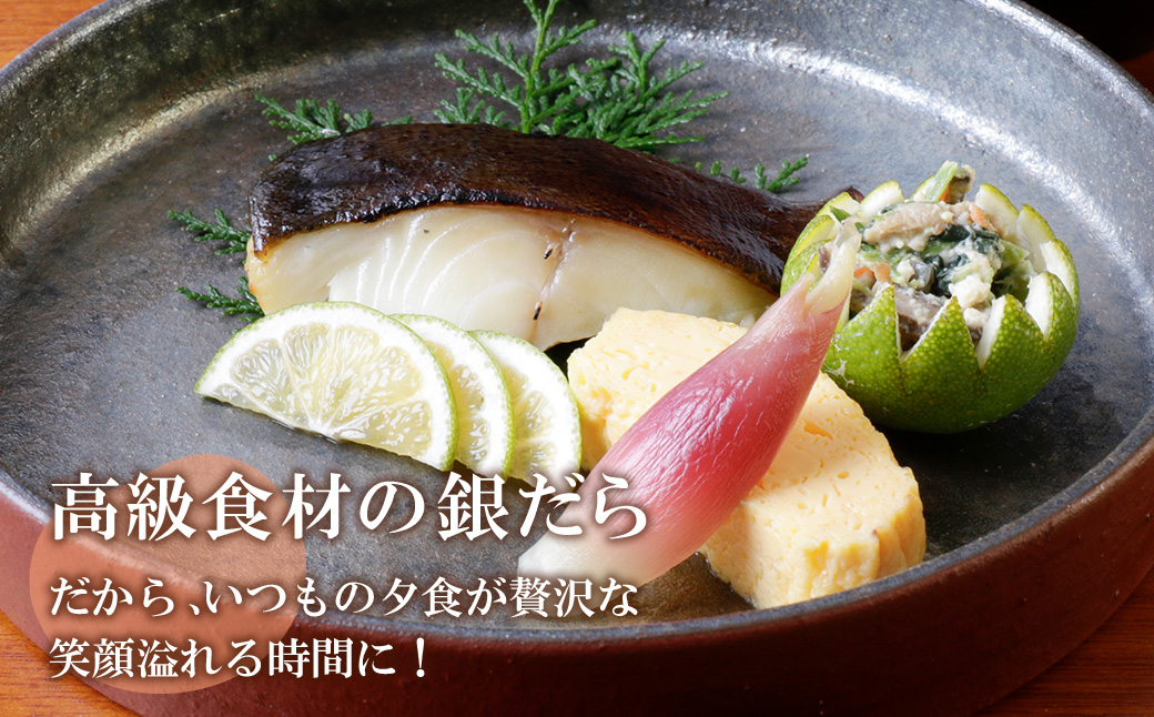 銀ダラ 西京漬（加熱調理品）8切（80g×8） 焼タイプ・8切れ