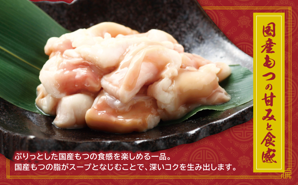 博多若杉 もつちゃんぽん　4食セット 4食セット