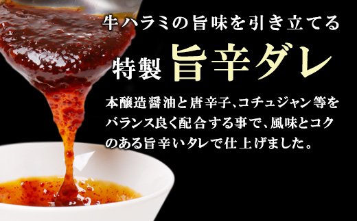 【訳あり】  牛ハラミ肉2種（旨辛ダレ・ねぎ塩） 600g