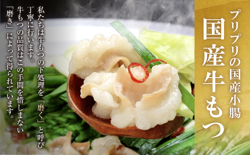 おどろきっちん 博多明太もつ鍋セット(九州醤油仕立て)  4～6人前 4~6人前・醤油＆明太