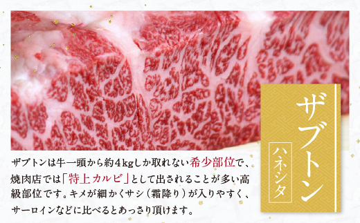  おどろきっちん 博多和牛ザブトンと肩ロース芯スライス(300g)