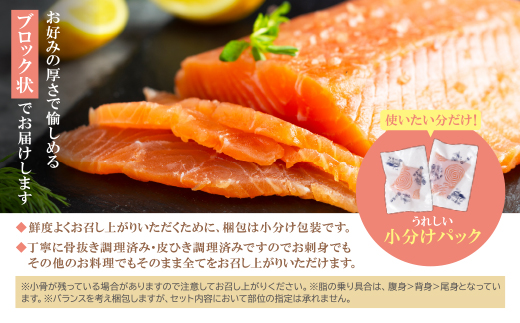 【母の日】スモークサーモン　1kg保証