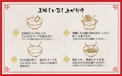 筑豊豚骨らーめん 焼豚高菜生ラーメンとんこつ6食セット