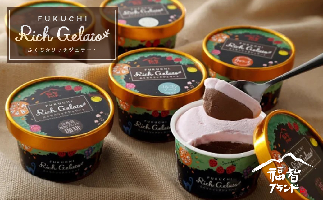 ふくち☆ﾘｯﾁｼﾞｪﾗｰﾄ ﾓﾀﾞﾝ(6個ｾｯﾄ)