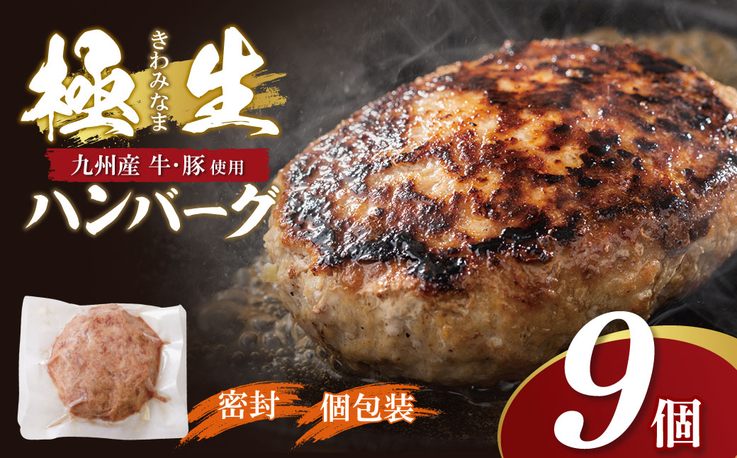 極生ハンバーグ 9個セット(150g×9)  9個