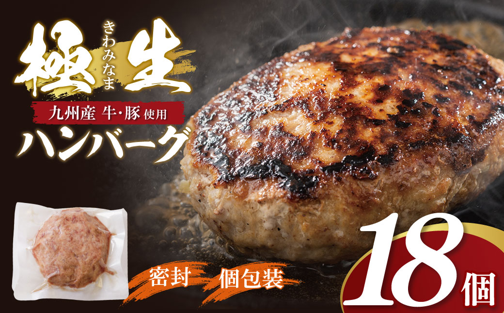 極生ハンバーグ 18個セット(150g×18) 