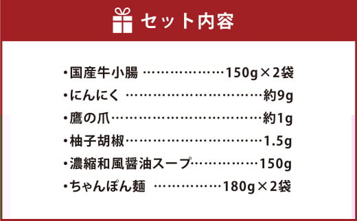 博多もつ鍋セット(和風醤油仕立て) 2～3人前 スープ付き 醤油 鍋 お鍋 牛もつ 牛ホルモン 冷凍 福岡県 苅田町