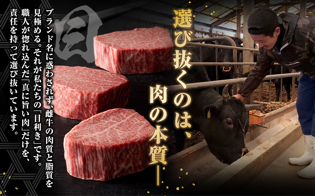 【訳あり】 博多和牛 ヒレサイコロステーキ 600g×1パック