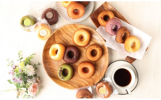 国産 米粉 100％ 焼き ドーナツ 焼菓子 詰合せ 48個入り