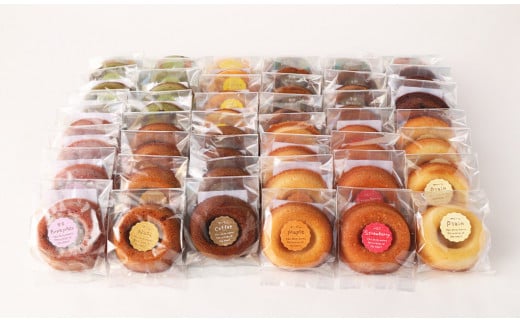 国産 米粉 100％ 焼き ドーナツ 焼菓子 詰合せ 48個入り